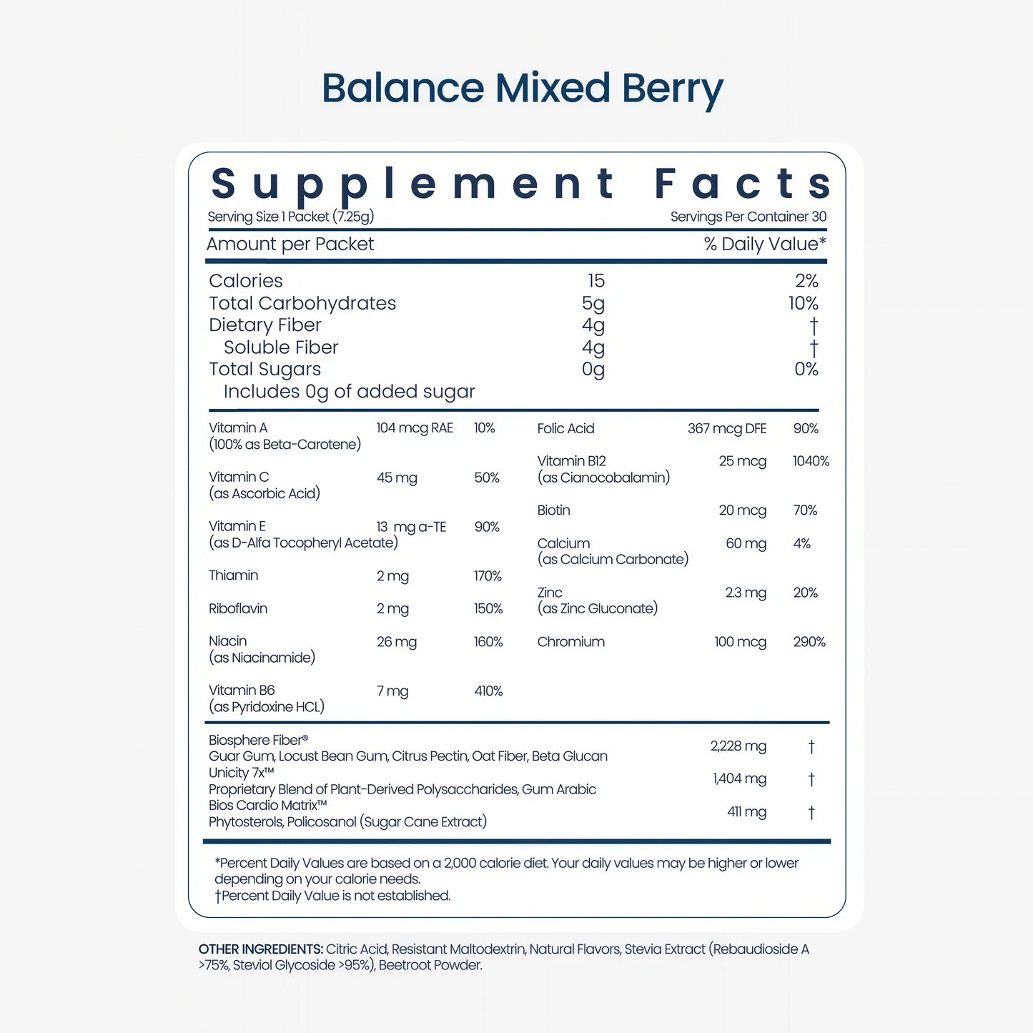 Unicity Balance Natural 30 Packets